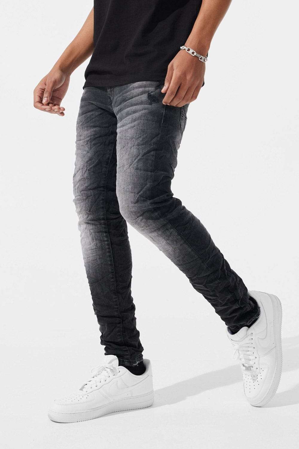 Charcoal Branded Men’s Denim